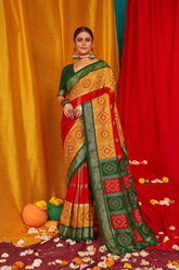 Shop Yellow Tussar Silk Swarovski Saree